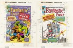 FANTASTIC FOUR MARVEL MASTERWORKS #13 COLOR GUIDES (ANDY YANCHUS COLORIST).