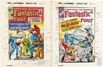 FANTASTIC FOUR MARVEL MASTERWORKS #13 COLOR GUIDES (ANDY YANCHUS COLORIST).