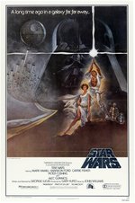 STAR WARS STYLE A ORIGINAL 1977 ONE SHEET MOVIE POSTER (FOURTH PRINTING).