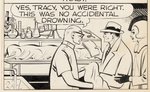 DICK TRACY 1959 SUNDAY PAGE ORIGINAL ART BY CHESTER GOULD.