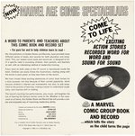GOLDEN RECORD MARVEL AGE COMIC SPECTACULARS- COMPLETE SET OF FOUR ALBUMS.