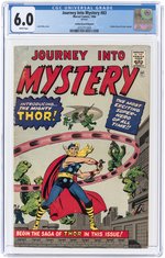 GOLDEN RECORD MARVEL AGE COMIC SPECTACULARS - JOURNEY INTO MYSTERY #83 COMIC (CGC 6.0 FINE) & RECORD SET.