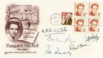 AUTHORS MULTI-SIGNED FIRST DAY COVER WITH STEPHEN KING & OTHERS.