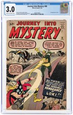 JOURNEY INTO MYSTERY #88 JANUARY 1963 CGC 3.0 GOOD/VG.