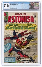 TALES TO ASTONISH #57 JULY 1964 CGC 7.0 FINE/VF.