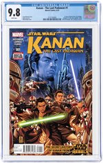 STAR WARS: KANAN - THE LAST PADAWAN #1 JUNE 2015 CGC 9.8 NM/MINT (FIRST KANAN JARRUS/EZRA BRIDGER/CHOPPER/HERA SYNDULLA/SABINE WREN/ZEB ORRELIOS IN COMICS).