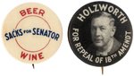PROHIBITION COATTAIL PAIR CANDIDATES RUNNING ON REPEAL OF 18TH AMENDMENT.