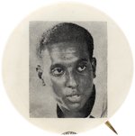 STOKLEY CARMICHAEL CIVIL RIGHTS PORTRAIT BUTTON FROM 1967 UNIVERSITY OF TEXAS SDS EVENT.