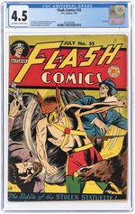 FLASH COMICS #55 JULY 1944 CGC 4.5 VG+.