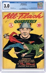 ALL-FLASH #2 FALL 1941 CGC 3.0 GOOD/VG.