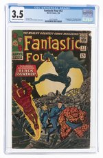 FANTASTIC FOUR #52 JULY 1966 CGC 3.5 VG- (FIRST BLACK PANTHER).