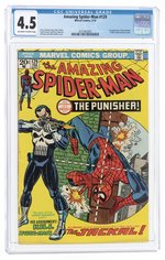 AMAZING SPIDER-MAN #129 FEBRUARY 1974 CGC 4.5 VG+ (FIRST PUNISHER).