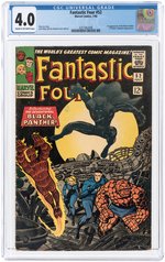 FANTASTIC FOUR #52 JULY 1966 CGC 4.0 VG (FIRST BLACK PANTHER).