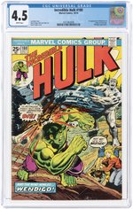 INCREDIBLE HULK #180 OCTOBER 1974 CGC 4.5 VG+ (FIRST WOLVERINE CAMEO).