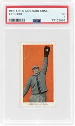 1910 E93 STANDARD CARAMEL TY COBB (HOF) PSA 1 POOR.