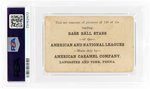 1922 E121 AMERICAN CARAMEL TY COBB (HOF) BATTING SERIES OF 120 PSA 1 POOR.