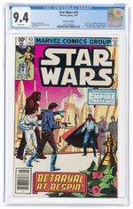 STAR WARS #43 JANUARY 1981 CGC 9.4 NM (NEWSSTAND EDITION).