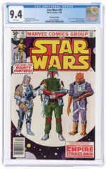 STAR WARS #42 DECEMBER 1980 CGC 9.4 NM (NEWSSTAND EDITION - FIRST BOBA FETT IN COMICS).