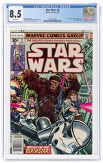 STAR WARS #3 SEPTEMBER 1977 CGC 8.5 VF+.