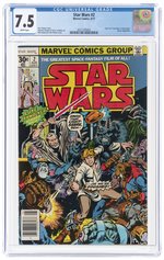 STAR WARS #2 AUGUST 1977 CGC 7.5 VF-.