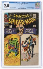 AMAZING SPIDER-MAN #37 JUNE 1966 CGC 2.0 GOOD (FIRST NORMAN OSBORN).