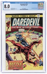 DAREDEVIL #132 APRIL 1976 CGC 8.0 VF.