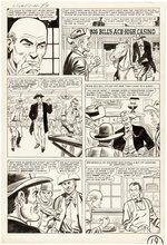 TWO GUN KID #42 COMPLETE FOUR PAGE STORY ORIGINAL ART BY JACK KELLER.