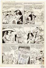 TWO GUN KID #42 COMPLETE FOUR PAGE STORY ORIGINAL ART BY JACK KELLER.