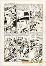 GUNSMOKE WESTERN #74 COMPLETE 13 PAGE STORY ORIGINAL ART BY JACK KELLER.