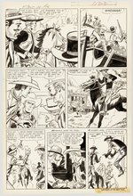 KID COLT OUTLAW #72 COMPLETE ISSUE STORY PAGES ORIGINAL ART BY JACK KELLER.