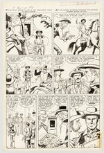 KID COLT OUTLAW #72 COMPLETE ISSUE STORY PAGES ORIGINAL ART BY JACK KELLER.