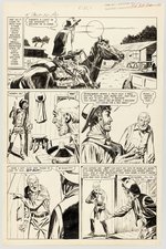 KID COLT OUTLAW #72 COMPLETE ISSUE STORY PAGES ORIGINAL ART BY JACK KELLER.