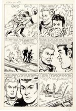 KID COLT OUTLAW #77 COMPLETE FIVE PAGE STORY ORIGINAL ART BY JACK KELLER.