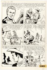 KID COLT OUTLAW #77 COMPLETE FIVE PAGE STORY ORIGINAL ART BY JACK KELLER.