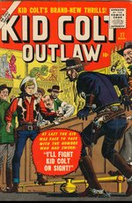 KID COLT OUTLAW #77 COMPLETE FIVE PAGE STORY ORIGINAL ART BY JACK KELLER.