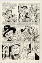 KID COLT OUTLAW #80 COMPLETE EIGHT PAGE STORY ORIGINAL ART BY JACK KELLER.