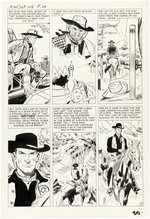 KID COLT OUTLAW #105 COMPLETE  FIVE PAGE BACKUP STORY ORIGINAL ART BY DON HECK.