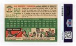 1954 TOPPS #10 JACKIE ROBINSON (HOF) PSA 3 VG.