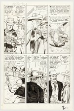 KID COLT OUTLAW #111 COMPLETE CHAPTER 1 OF 3 ORIGINAL ART PAGES BY JACK KELLER.