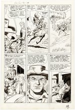 KID COLT OUTLAW #111 COMPLETE CHAPTER 3 OF 3 ORIGINAL ART PAGES BY JACK KELLER.