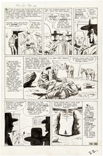 KID COLT OUTLAW #111 COMPLETE CHAPTER 3 OF 3 ORIGINAL ART PAGES BY JACK KELLER.