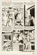 KID COLT OUTLAW #115 COMPLETE 18 PAGE COVER STORY ORIGINAL ART BY JACK KELLER.