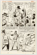 KID COLT OUTLAW #115 COMPLETE 18 PAGE COVER STORY ORIGINAL ART BY JACK KELLER.