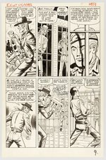 KID COLT OUTLAW #115 COMPLETE 18 PAGE COVER STORY ORIGINAL ART BY JACK KELLER.