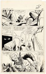 KID COLT OUTLAW #122 COMPLETE FIVE PAGE STORY ORIGINAL ART BY DICK AYERS.