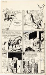 KID COLT OUTLAW #122 COMPLETE FIVE PAGE STORY ORIGINAL ART BY DICK AYERS.