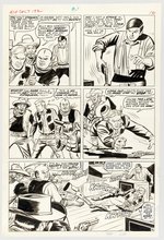 KID COLT OUTLAW #132 COMPLETE 17 PAGE COVER STORY ORIGINAL ART BY JACK KELLER.