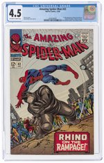 AMAZING SPIDER-MAN #43 DECEMBER 1966 CGC 4.5 VG+ (FIRST FULL MARY JANE WATSON).