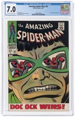 AMAZING SPIDER-MAN #55 DECEMBER 1967 CGC 7.0 FINE/VF.