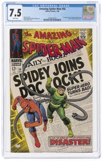 AMAZING SPIDER-MAN #56 JANUARY 1968 CGC 7.5 VF- (FIRST CAPTAIN GEORGE STACY).